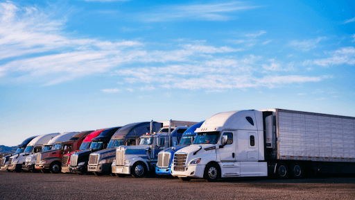 Semi Truck Fleet Managed by TruckDAWG