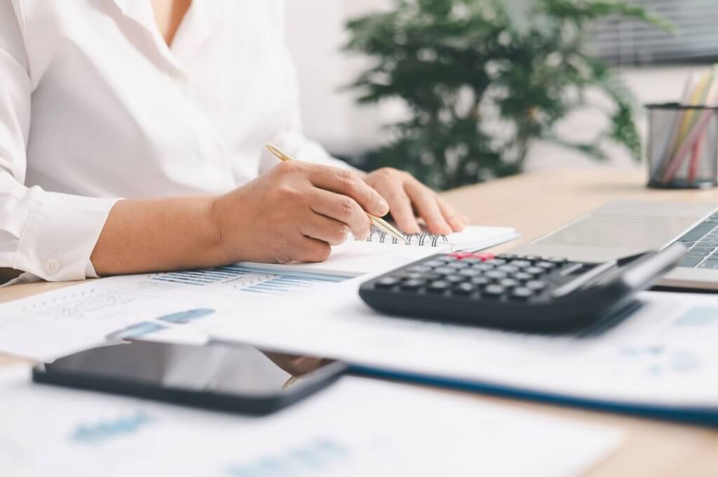 Trucking company preparing Form 2290 filing documents before IRS deadline
